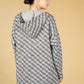 Grey Mix Pattern Knit Cardi