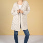 Sand Mix Pattern Knit Cardi