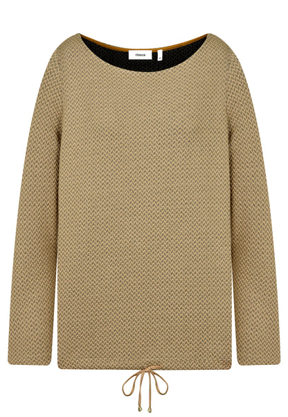 Textured Top in Cappuccino