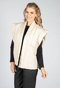 Quilted Taupe Jacket