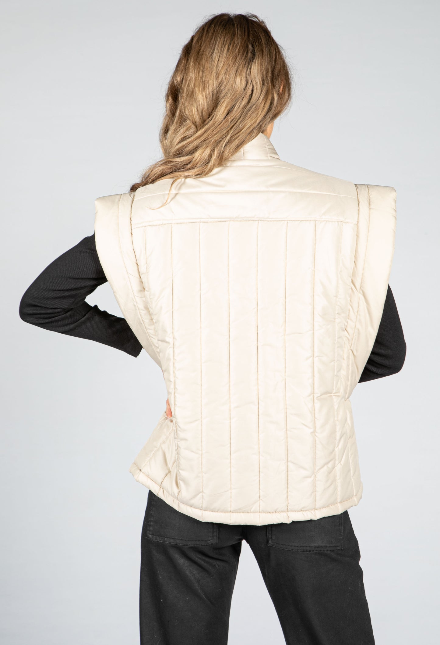 Quilted Taupe Jacket