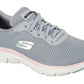 Sporty lace-up sneaker in Grey