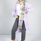 Longline Knitted Cardigan in Lilac