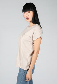 CHANGE FOR NATURE T-SHIRT IN LIGHT DESERT