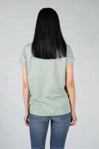 CHANGE FOR NATURE T-SHIRT IN SAGE GREEN