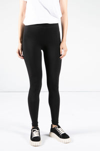 LEGGINGS MADE OF ORGANIC COTTON MIX IN BLACK