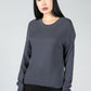 SWEATER MADE OF ORGANIC COTTON IN INDIGO