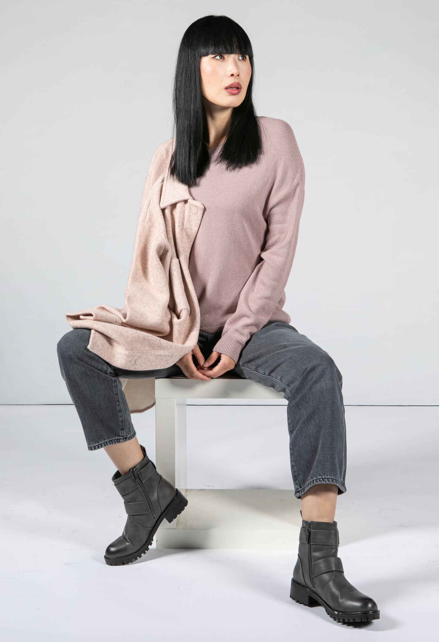 SWEATER MADE OF ORGANIC COTTON IN KINOKO