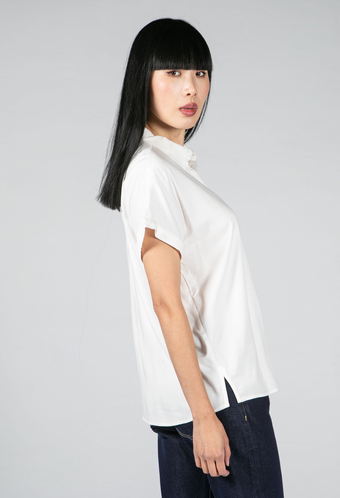 BLOUSE IN OFF-WHITE