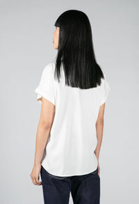 BLOUSE IN OFF-WHITE