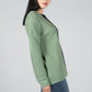 CARDIGAN MADE OF ORGANIC COTTON IN SAGE GREEN