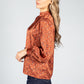 Copper Dotted Blouse