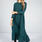 Forest Green Smock Style Dress