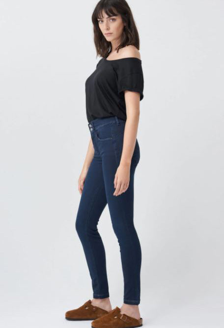 PUSH IN SECRET SKINNY SOFT TOUCH JEANS WITH DETAIL