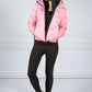 Hooded Spirit Sports Puffer Jacket in Montauk Blush