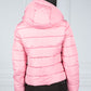 Hooded Spirit Sports Puffer Jacket in Montauk Blush