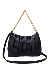 Perla Pleated Bag With Chain