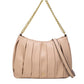 Perla Pleated Bag With Chain