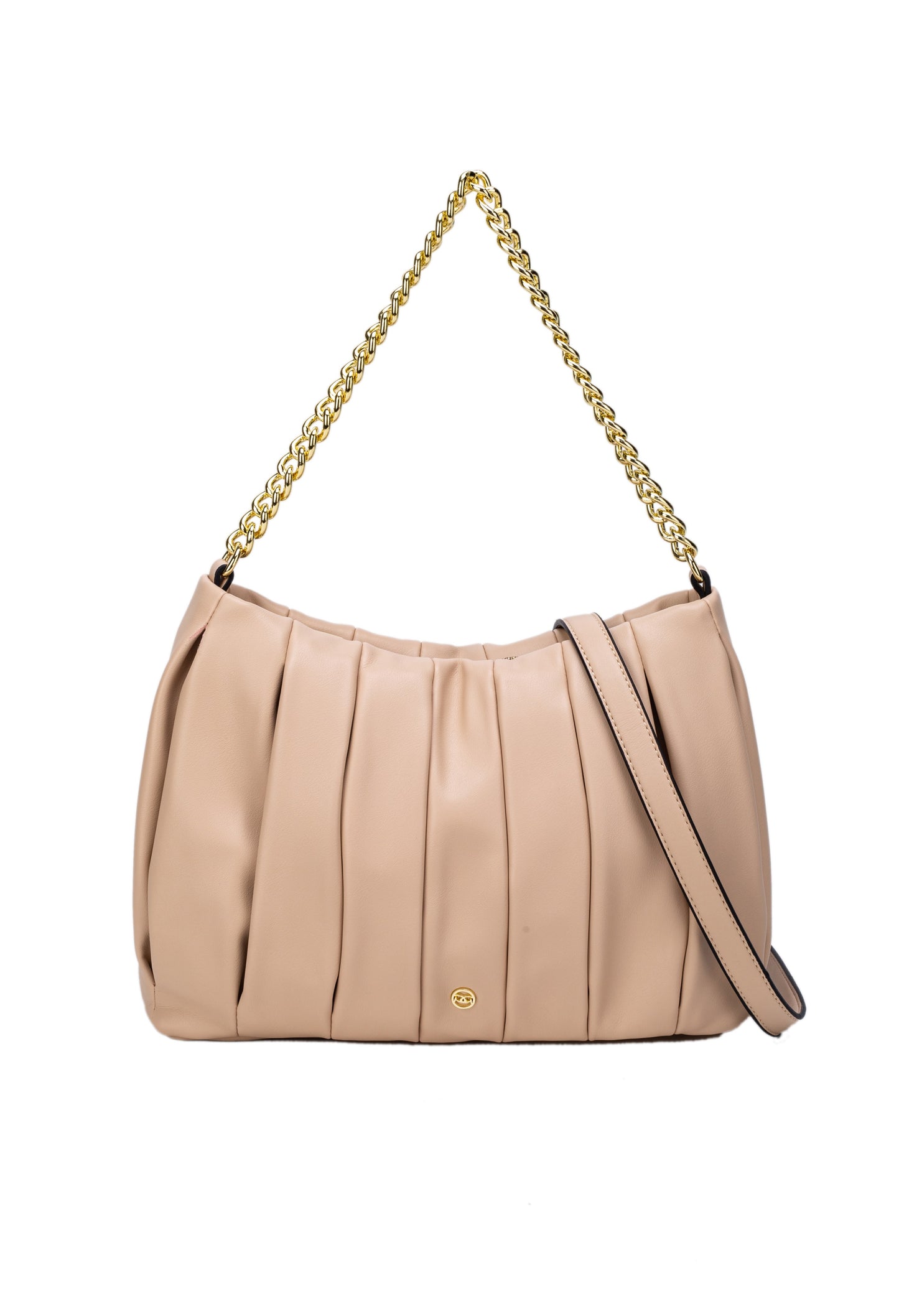 Perla Pleated Bag With Chain