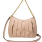 Perla Pleated Bag With Chain