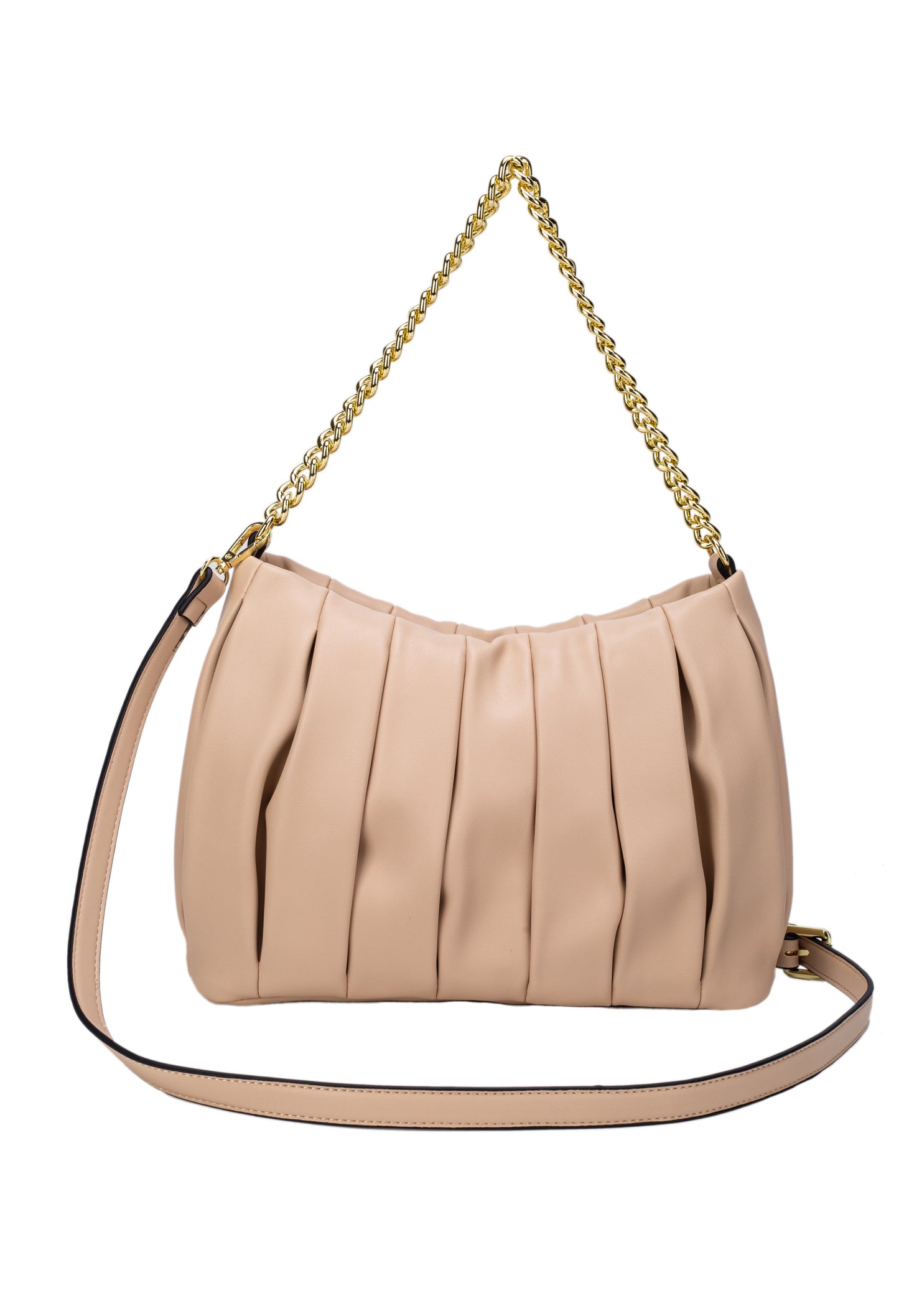 Perla Pleated Bag With Chain