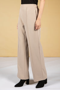 Straight Cut Trousers in Cashew