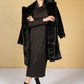 Black Faux Fur Coat