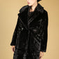 Black Faux Fur Coat