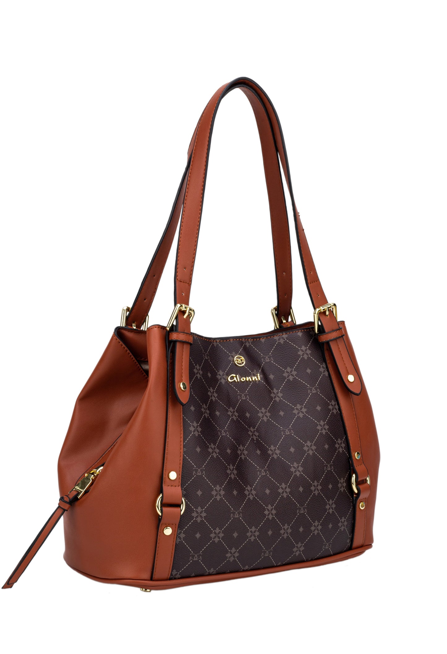 Sunstone Monogram Shoulder Bag