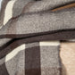 Cream and Grey Check Scarf