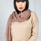 Geometric Rust Scarf