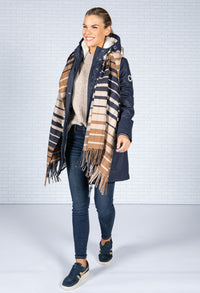 Akante check scarf