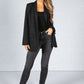 Open Blazer in Black