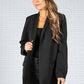 Open Blazer in Black