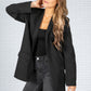 Open Blazer in Black