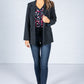 Animal Lined Navy Blazer