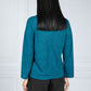 Roll Neck Knit Jumper in Deep Teal