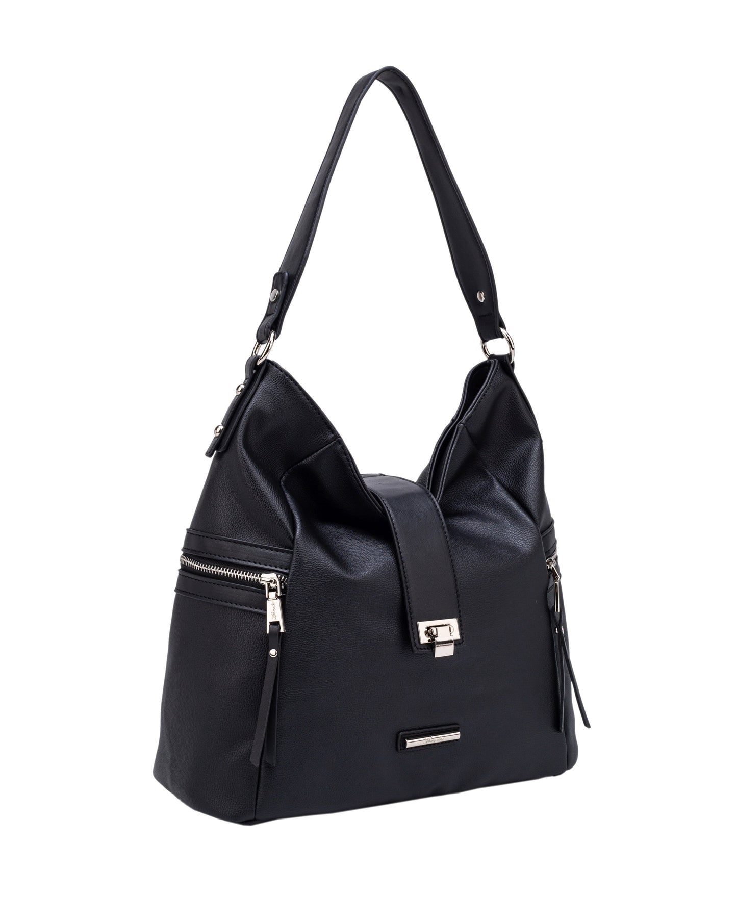 Rhea Soft Hobo With Front Lock