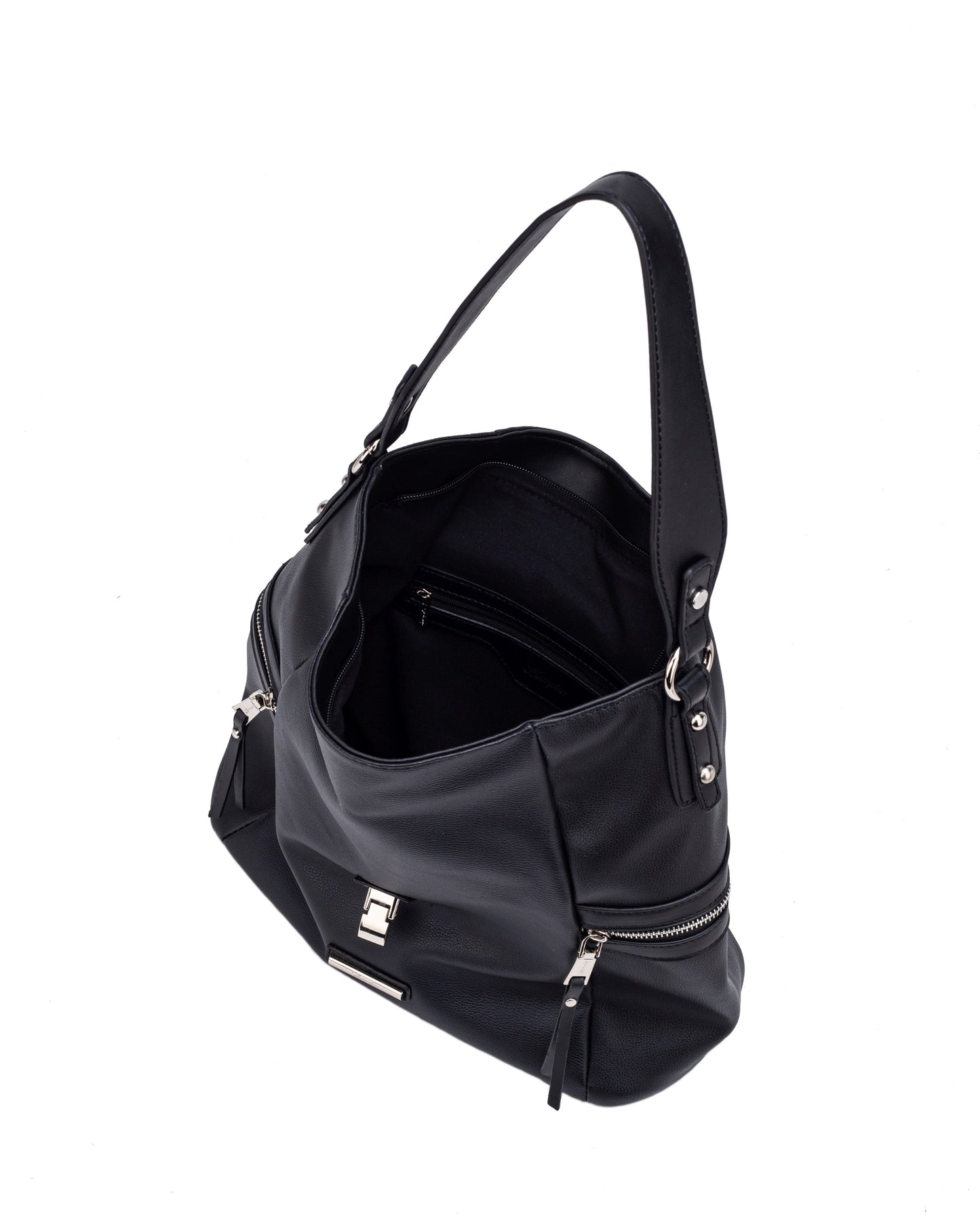 Rhea Soft Hobo With Front Lock