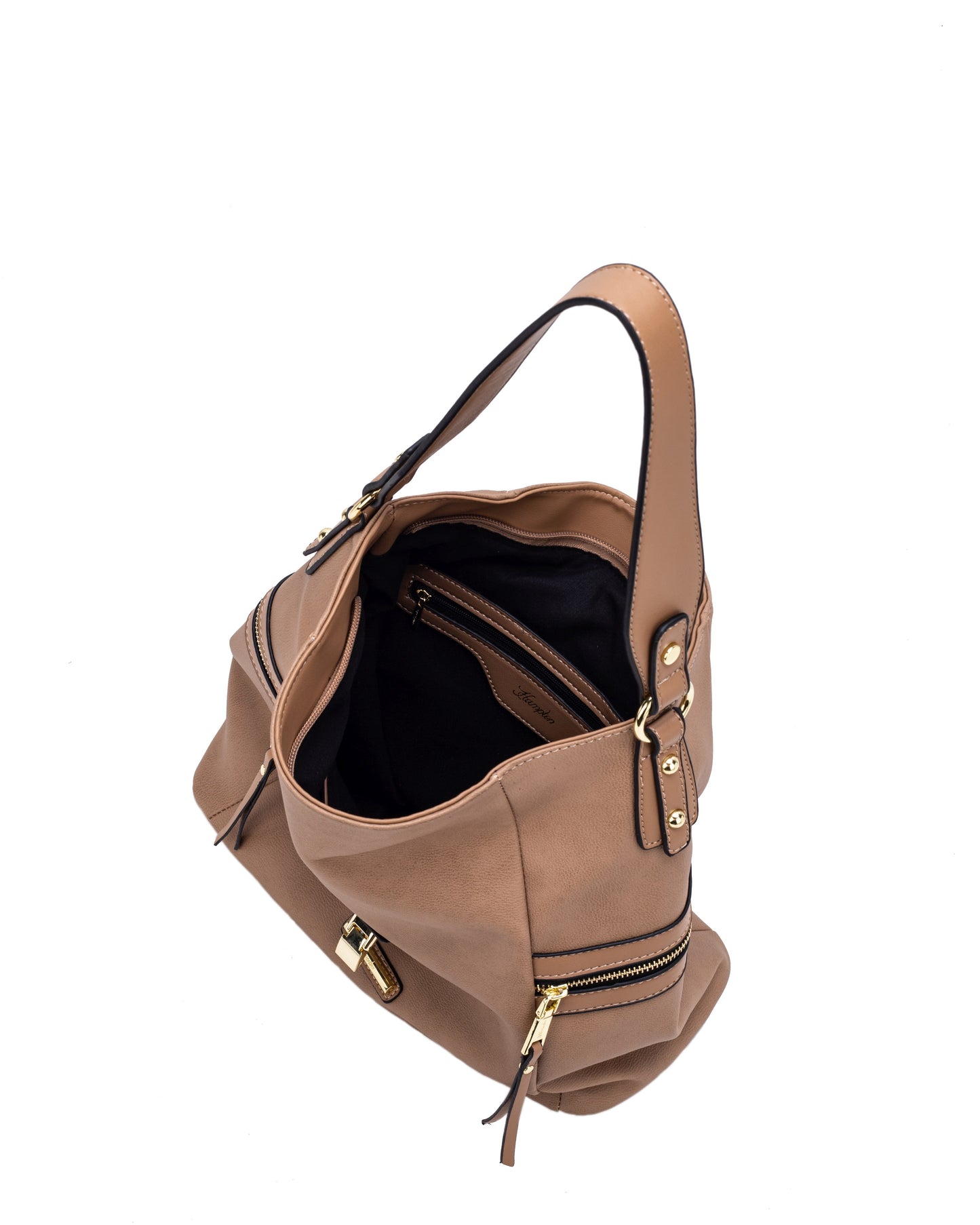 Rhea Soft Hobo With Front Lock