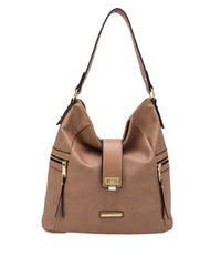 Rhea Soft Hobo With Front Lock