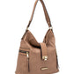 Rhea Soft Hobo With Front Lock