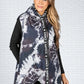 Tie Dye Gilet in Navy Mix