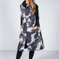 Long Tie Dye Gilet in Navy Mix