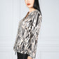 Animal Stripe Print Shirt