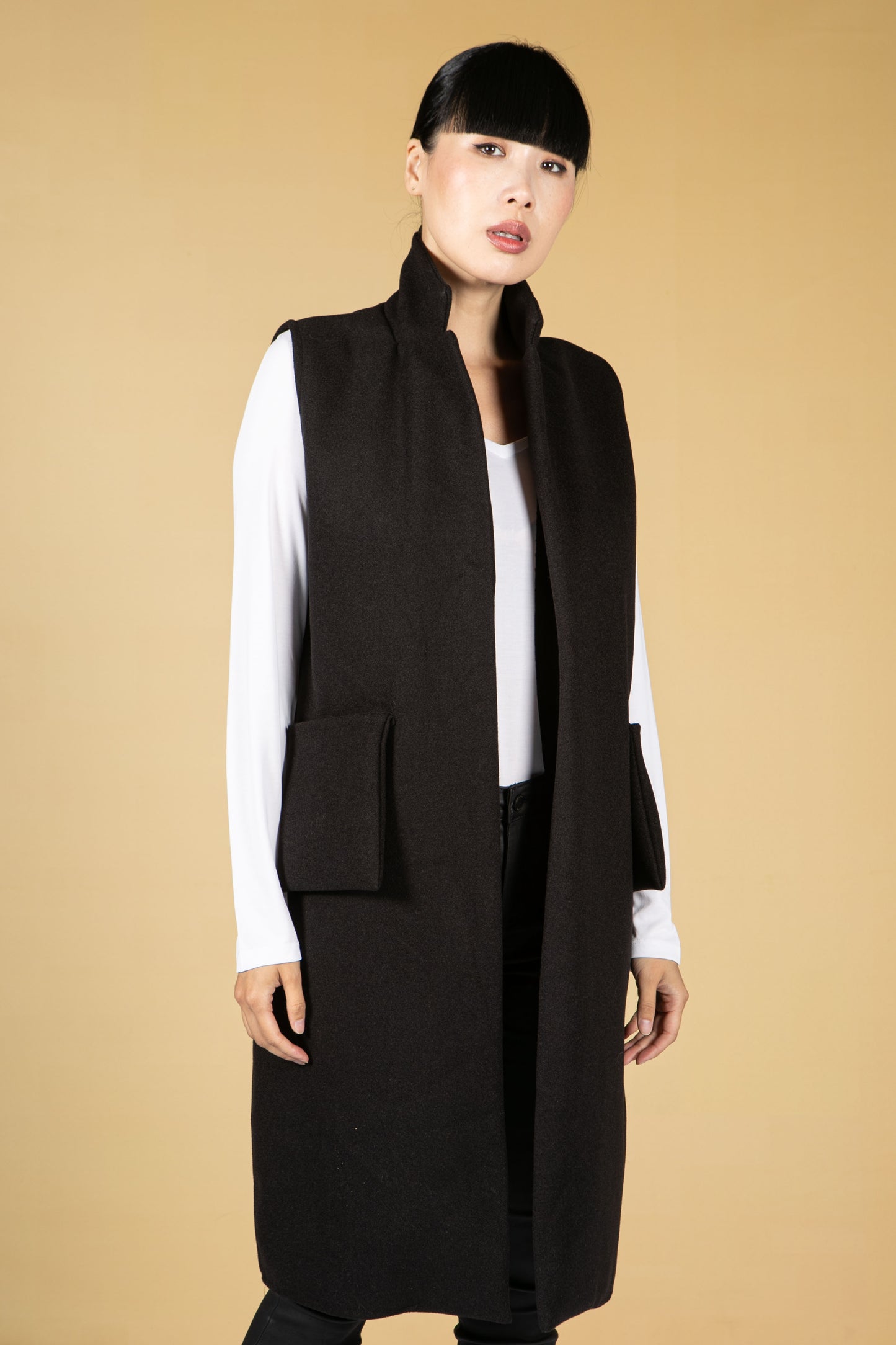 Smart Structure Gilet in Black