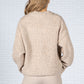 Daphni Chunky knitted cardigan in Macadamia