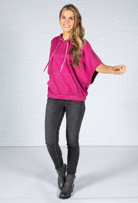 Soft Touch Knit Jumper in Fuchsia