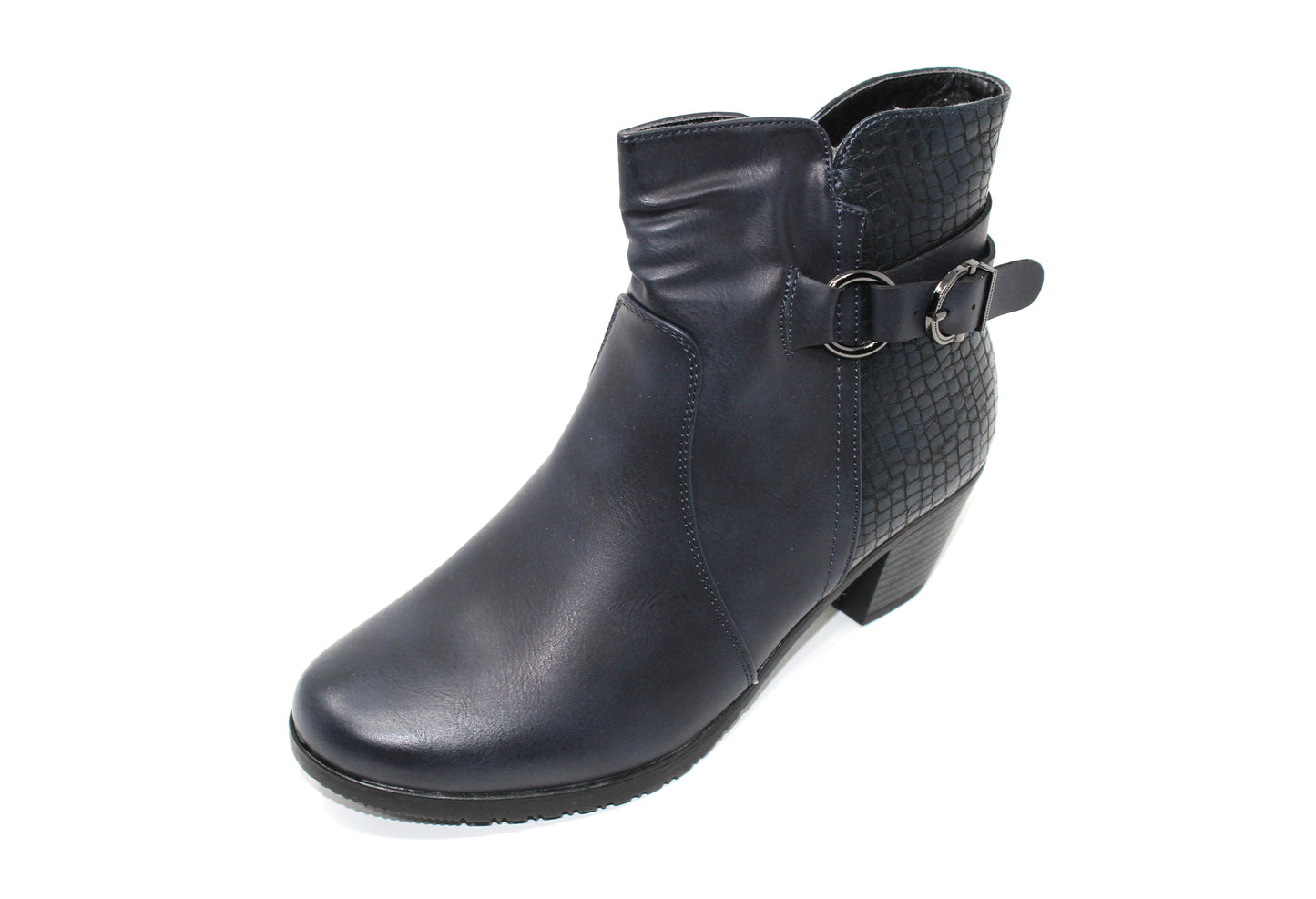 Navy Ankle Boot