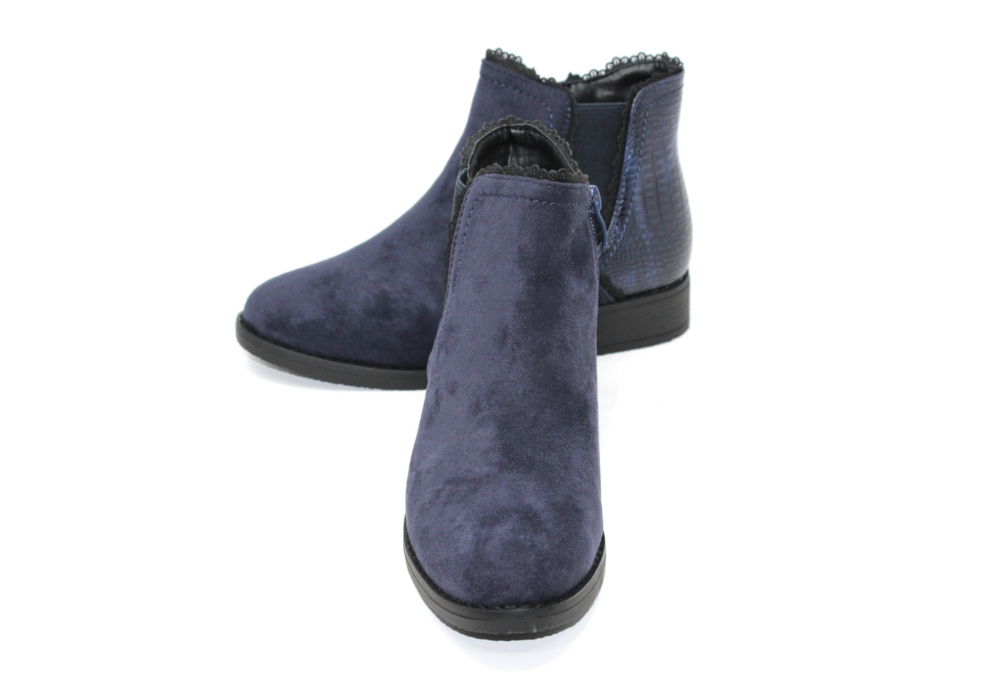 Navy Ankle Boot-1